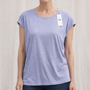 $128 Eileen Fisher Plume Linen Jersey Sleeveless  Boxy Top XL NWT